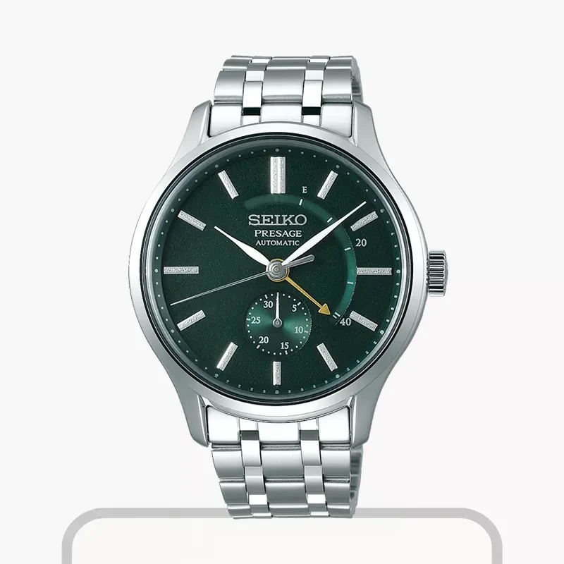 Seiko Men's  Presage Japanese Garden Green Dial Watch | SSA397J1